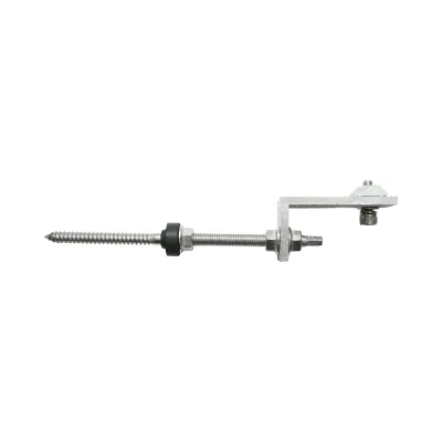 Set clema L pentru acoperis tabla cu bolt M10X200mm prinderi panou solar fotovoltaic Breckner Germany - imagine 4