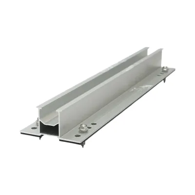 Suport prindere 385x35mm profil H cu suruburi si garnitura EPDM pentru prinderi sistem fotovoltaic panouri solare sistem B 24 mm