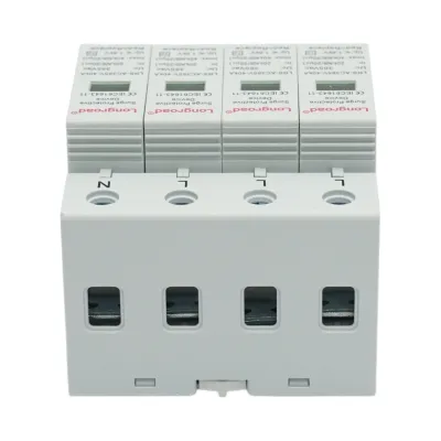 Descarcator de supratensiune cu semnalizare 4P 385VAC 20-40kA SPD Longroad - imagine 2