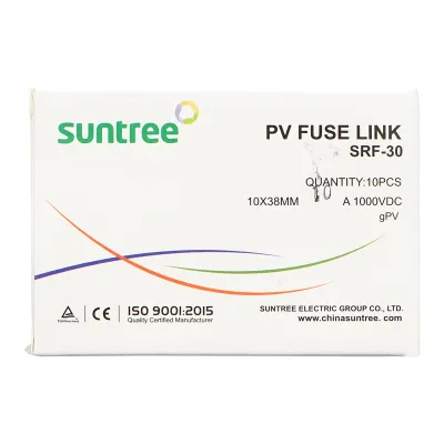 Siguranta fuzibila cilindrica SRF-32 pentru sisteme solare gPV, 10A, 1000V Suntree - imagine 3
