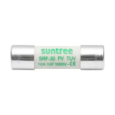 Siguranta fuzibila cilindrica SRF-32 pentru sisteme solare gPV, 10A, 1000V Suntree