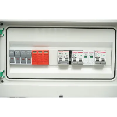 Tablou sigurante echipat DC/AC 3KW-5KW cu protectie baterii 100Ah pentru invertoare ON/OFF Grid prosumator Breckner Germany - imagine 3