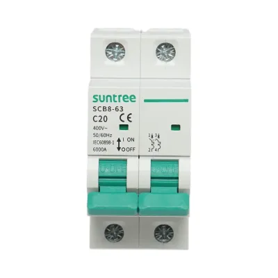 Siguranta automata tip intrerupator 2P, 20A 400VAC Suntree