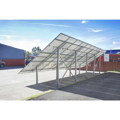 Sistem complet montare, structura panouri solare fotovoltaice la sol-ciment 10KW Breckner Germany - imagine 4