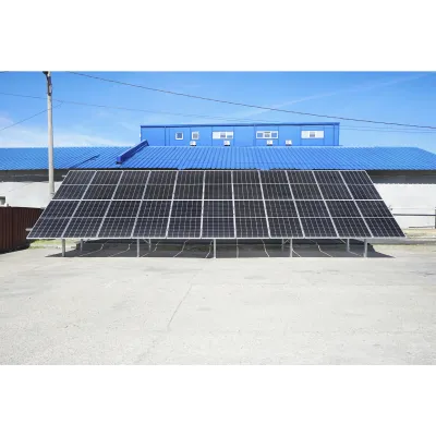Sistem complet montare, structura panouri solare fotovoltaice la sol-ciment 10KW Breckner Germany