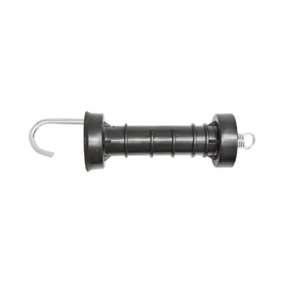 Maner poarta negru cu carlig si arc gard electric Mezofarm - imagine 3