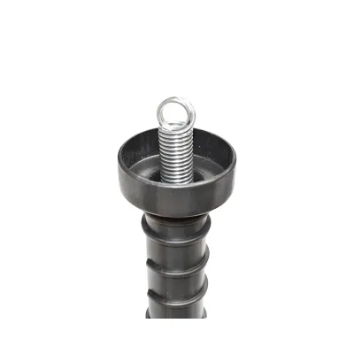 Maner poarta negru cu carlig si arc gard electric Mezofarm - imagine 4