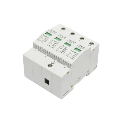 Descarcator la supratensiune cu semnalizare pentru sisteme fotovoltaice LA-SPD-4P-40kA-385V Leader - imagine 4