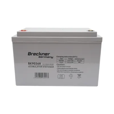 Baterie stationara GEL VRLA 12V 100Ah 20HR pentru tricicluri, scutere, vehicule electrice 325x170x220mm Breckner Germany
