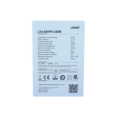 Panou solar 380W LONGi LR4-60HPH-380M fotovoltaic monocristalin 1755x1038x35mm - imagine 5