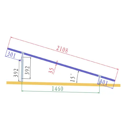 Sistem complet montare, structura acoperis pentru 4 panouri solare fotovoltaice cu unghi reglabil 15-30 grade Breckner Germany - imagine 2