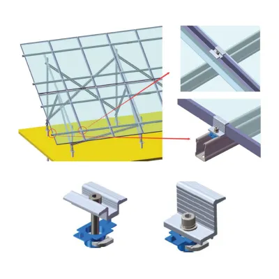 Sistem complet montare, structura pe sol pentru 22 panouri solare fotovoltaice unghi 35 grade Breckner Germany - imagine 5