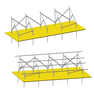 Sistem complet montare, structura pe sol pentru 22 panouri solare fotovoltaice unghi 35 grade Breckner Germany - imagine 4