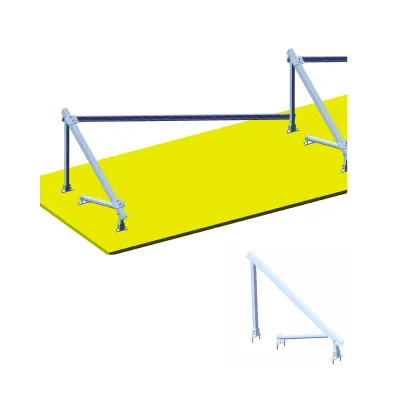 Sistem complet montare pe beton pentru 4 panouri solare fotovoltaice cu unghi 30 grade Breckner Germany - imagine 4