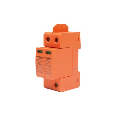 Descarcator la supratensiune cu semnalizare pentru sisteme fotovoltaice LD-SPD-2P-40kA-500VDC Leader - imagine 2