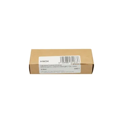 Siguranta fuzibila 10x38mm cilindrica BX0234 pentru sisteme solare gPV, 15A, 1000V Leader - imagine 2