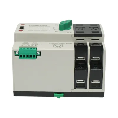 Comutator ATS 220V monofazat, separator automat de la panouri fotovoltaice la retea LRQ5-100/2P 100A Longroad - imagine 2