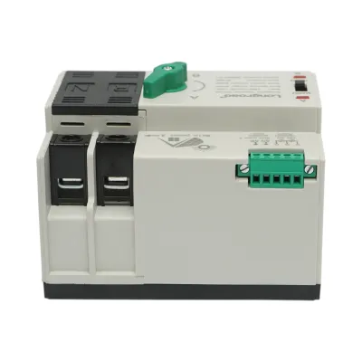 Comutator ATS 220V monofazat, separator automat de la panouri fotovoltaice la retea LRQ5-100/2P 100A Longroad - imagine 4