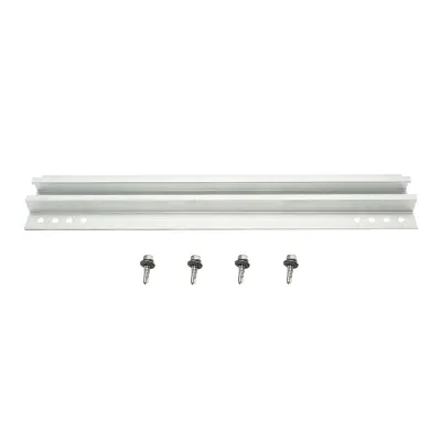 Suport prindere cu suruburi si garnitura EPDM pentru prinderi panouri solare fotovoltaice sistem B 400mm