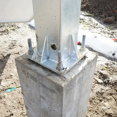 Sistem complet montare, structura tracker solar automat 9 KW, est-vest 16 panouri de 570W Breckner Germany - imagine 9