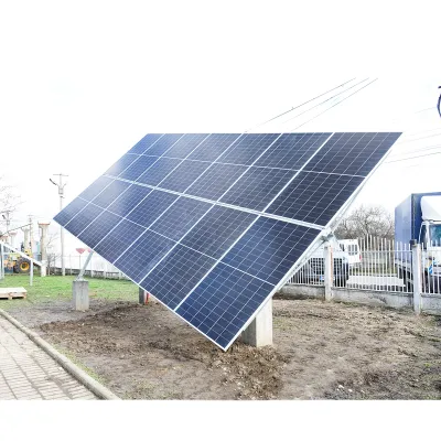 Sistem complet montare, structura tracker solar automat 9 KW, est-vest 16 panouri de 570W Breckner Germany - imagine 5