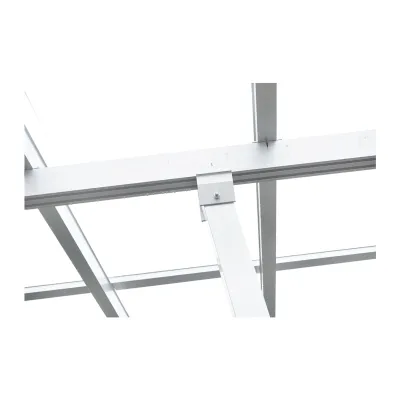 Carport 2 masini din aluminiu cu sistem, structura prinderi panouri solare fotovoltaice 8.25KW - imagine 5