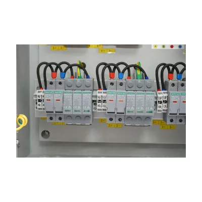 Tablou sigurante de protectie echipat 380V pentru sisteme fotovoltaice 20-30KW DC/AC cu 6 siruri/stringuri 63A, IP65 - imagine 9