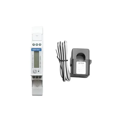 Kit smart meter Deye 220V, 40A, monofazic cu siguranta digitala split core SDM120CT