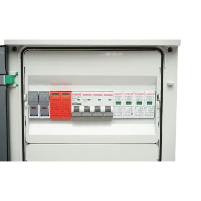 Tablou sigurante de protectie echipat 380V pentru sisteme fotovoltaice 5-10KW DC/AC cu 2 siruri/stringuri - imagine 5