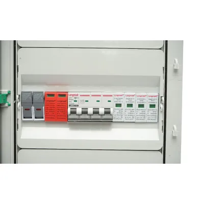 Tablou sigurante de protectie echipat 380V pentru sisteme fotovoltaice 10-20KW DC/AC cu 4 siruri/stringuri - imagine 6