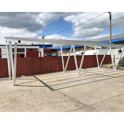 Carport 4 masini din aluminiu cu sistem printeri panouri solare fotovoltaice 13.75KW - imagine 4