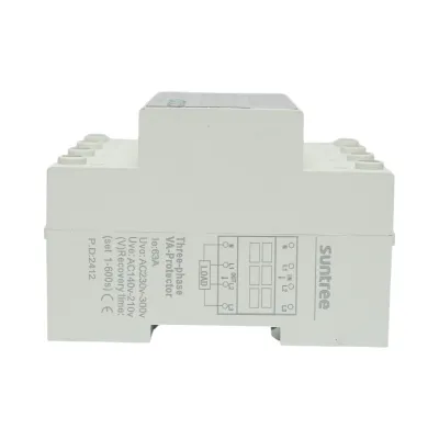 Releu digital siguranta 4P 63A 300V. trifazic pentru monitorizare si protectie subtensiune, supratensiune Suntree - imagine 3