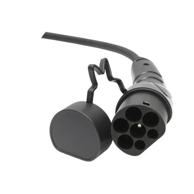 Cablu incarcare 230V, 5M pentru masini electrice, adaptor de la Type 1 la Type 2 (US-EU), 7KW, 32A monofazic - imagine 3