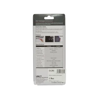 Tester, detector tensiune AC 90-1000V fara contact UT12D-EU UNI-T - imagine 3