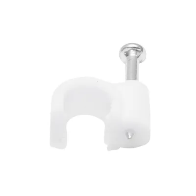 Clema cui 6mm pentru fixare cablu, 100 buc - imagine 3
