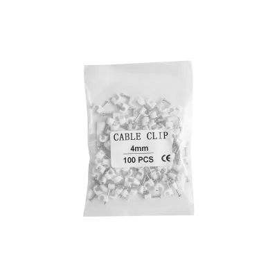 Clema cui 4mm pentru fixare cablu, 100 buc - imagine 4