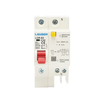 Siguranta diferentiala automata RCBO 1P+N, 32A, 230V AC, 30mA, 6kA Leader
