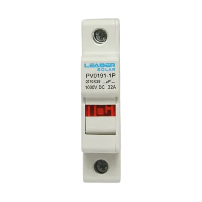 Soclu, separator fuzibil gPV 1P, 1100V, 32A pentru sisteme fotovoltaice Leader