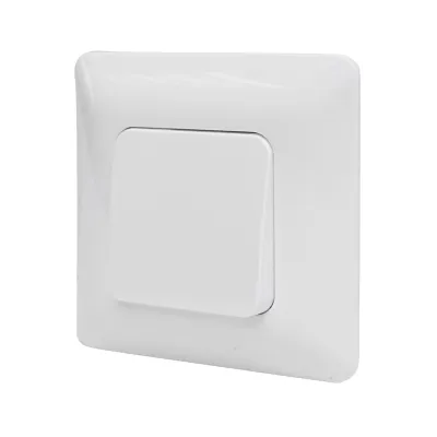 Intrerupator alb simplu ST 220V - 250V, 10A incastrat - imagine 2
