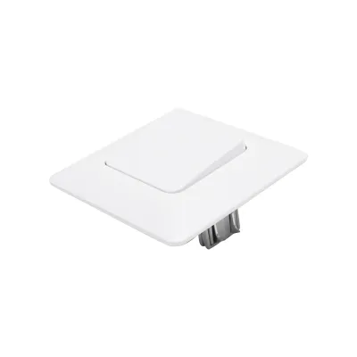 Intrerupator alb simplu ST 220V - 250V, 10A incastrat - imagine 4