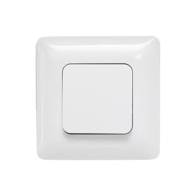Intrerupator alb simplu ST 220V - 250V, 10A incastrat