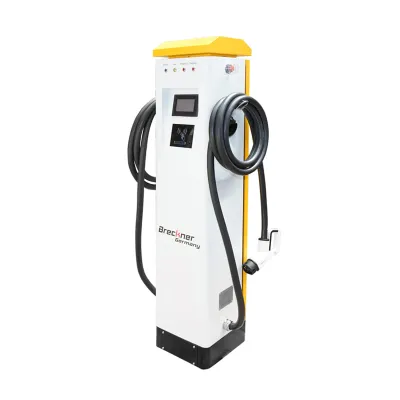 Statie de incarcare 380V, Type 2, 5M, AC 2x22 KW cu 2 conectori de incarcare - imagine 3