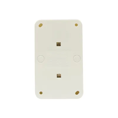 Priza Schuko dubla cu impamantare alba PT 16A, 250V aplicata cu protectie pentru copii Breckner Germany - imagine 3
