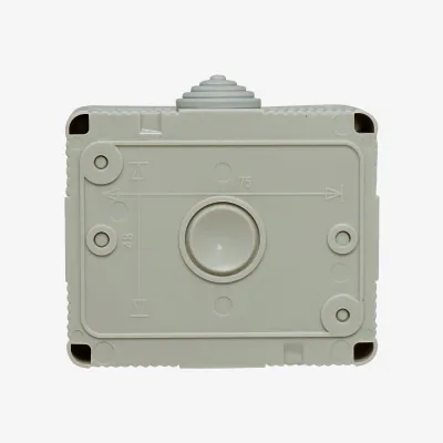 Priza schuko simpla aplicata 16A, 250V si intrerupator 10 AX, 250V IP 55 Breckner Germany - imagine 2