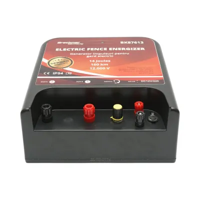 Aparat generator impulsuri 12/220V, 14 Joule pentru gard electric Breckner Germany - imagine 4
