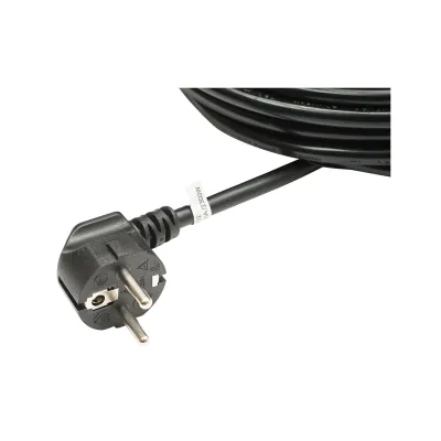 Cablu prelungitor pentru curent, lungime 50 metri cu priza si fisa tip Schuko 3x1.5mm negru 16A, 220V-250V Breckner Germany - imagine 3