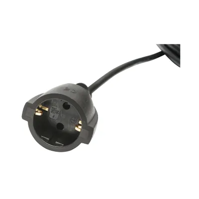 Cablu prelungitor pentru curent, lungime 50 metri cu priza si fisa tip Schuko 3x1.5mm negru 16A, 220V-250V Breckner Germany - imagine 2