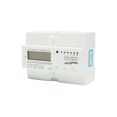 Smart Meter trifazic 380V, 80A, DTS238-7 WIFI compatibil cu Tuya, Smart Life, contor inteligent energie si putere electrica - imagine 2