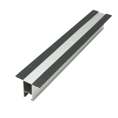 Suport bara 385x50mm profil H cu suruburi si garnitura EPDM pentru prinderi panouri solare fotovoltaice, sistem A, 20mm - imagine 4