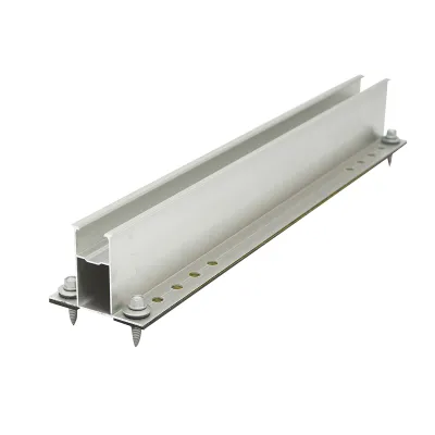 Suport bara 385x50mm profil H cu suruburi si garnitura EPDM pentru prinderi panouri solare fotovoltaice, sistem A, 20mm
